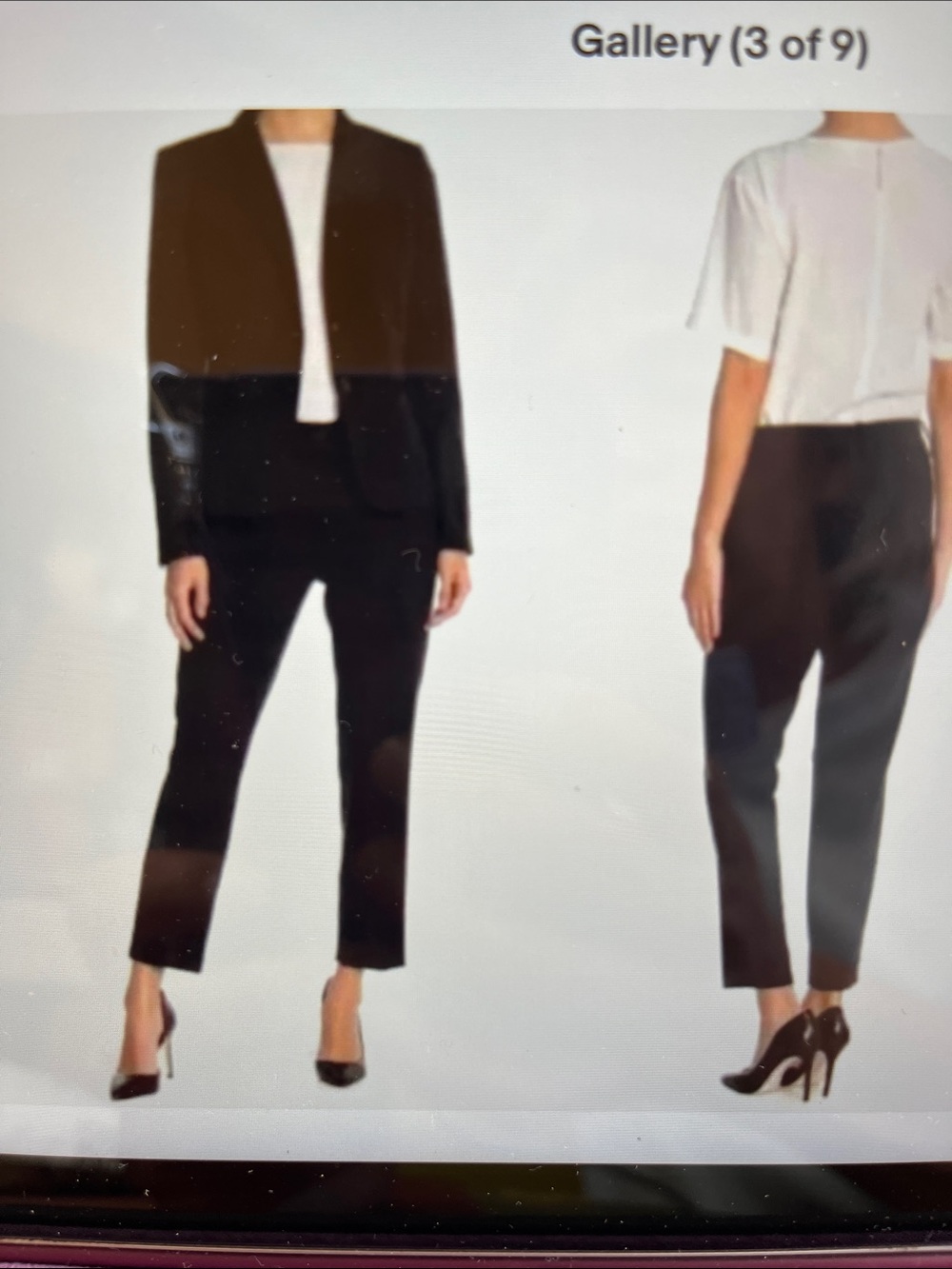 J. Crew K2916 Black Slim Ankle Bi-Stretch Dress Pants with Clean Waistband